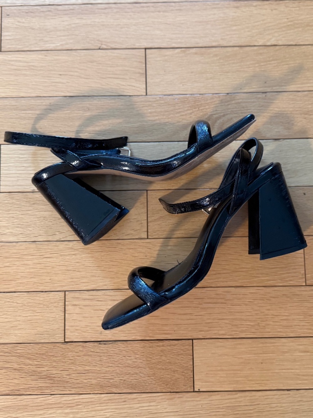 Steve Madden Strappy Heels Gold Accent